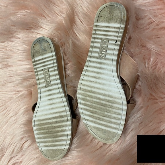 Chaps Olessia Pink Wedge Sandals - Picture 3 of 4